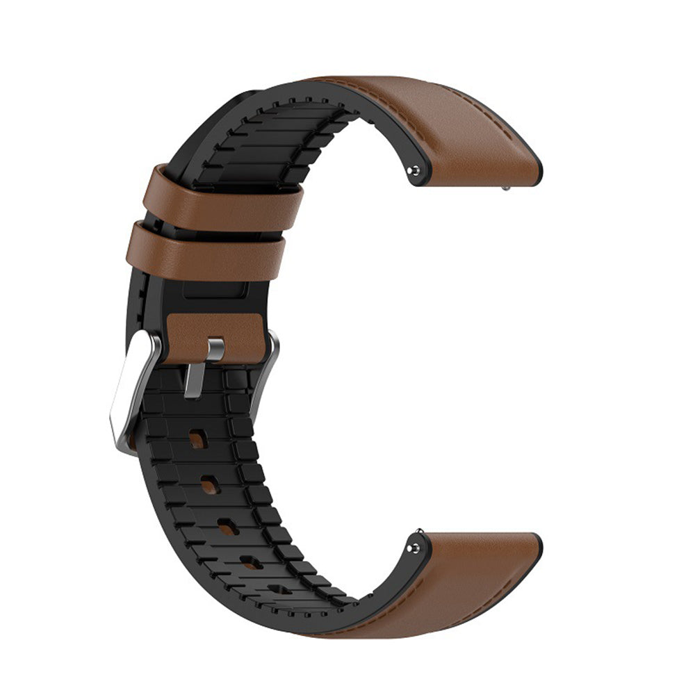 Bracelet Techsuit W007 pour Samsung Galaxy Watch / Huawei Watch Series, 20mm, Marron