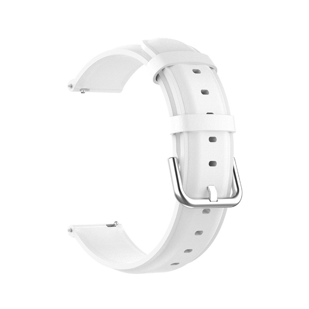 Bracelet Techsuit W007PU pour Samsung Galaxy Watch / Huawei Watch Series, 22mm, Blanc