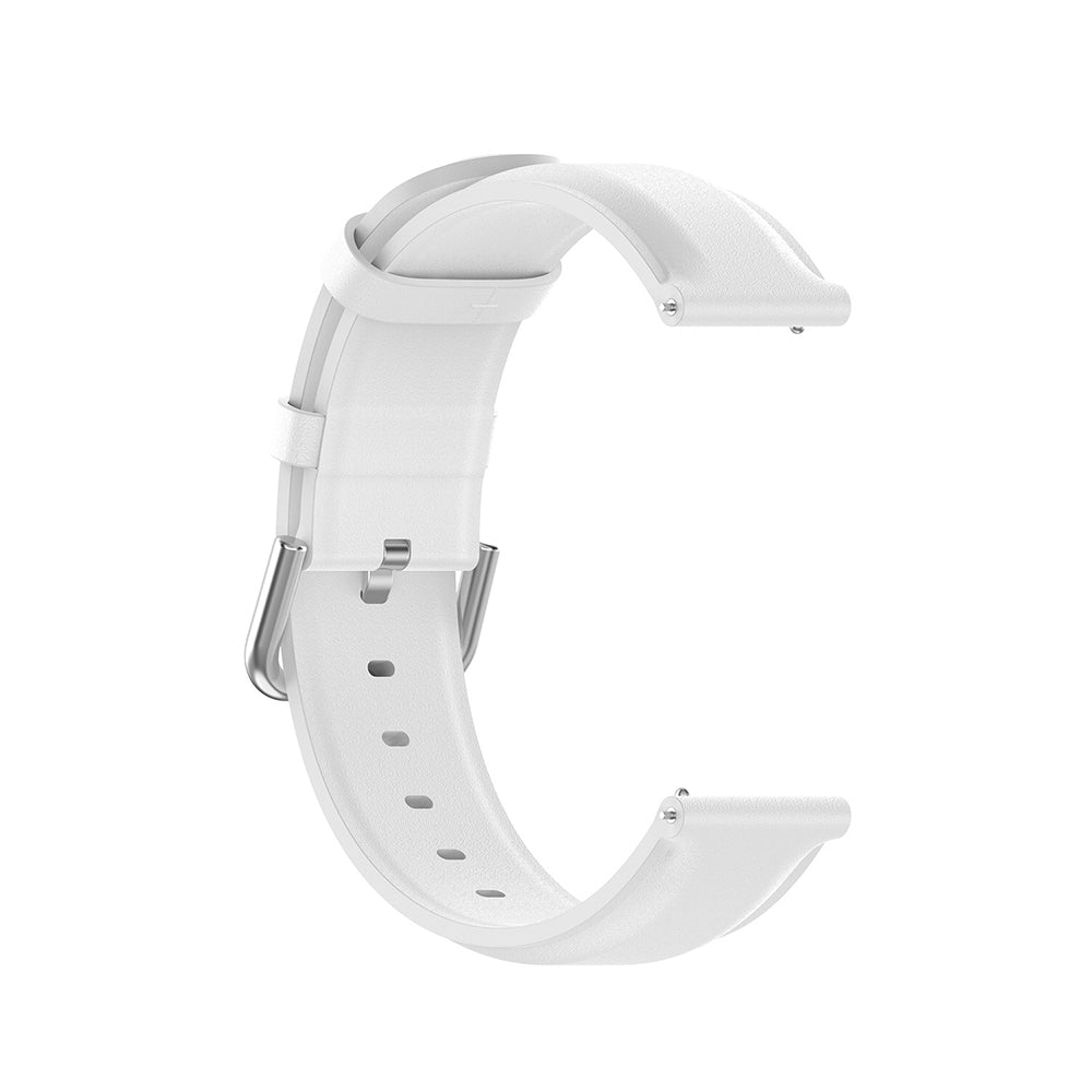 Bracelet Techsuit W007PU pour Samsung Galaxy Watch / Huawei Watch Series, 22mm, Blanc