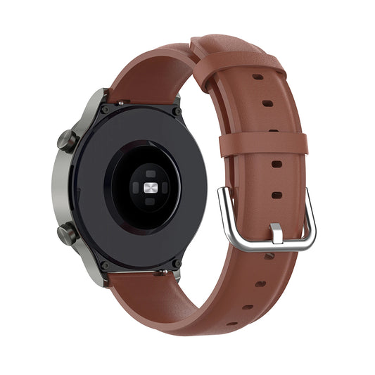 Bracelet Techsuit W007PU pour Samsung Galaxy Watch / Huawei Watch Series, Marron