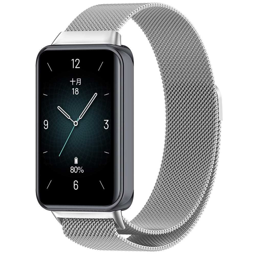 Bracelet Techsuit W009 pour Honor Band 9, Argenté