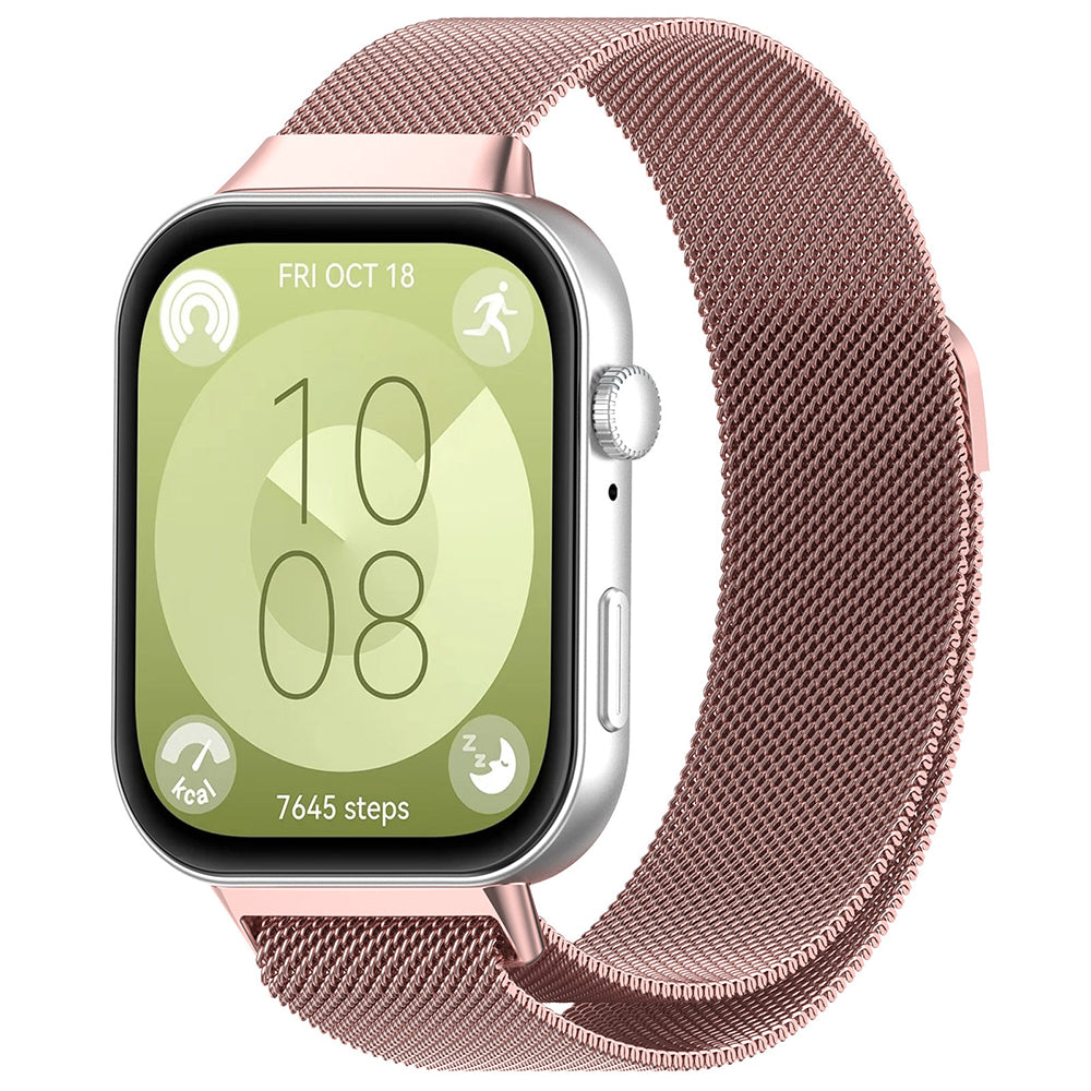 Bracelet Techsuit W009 pour Huawei Watch Fit 4 Pro / Fit 4 / Fit 3, Rose