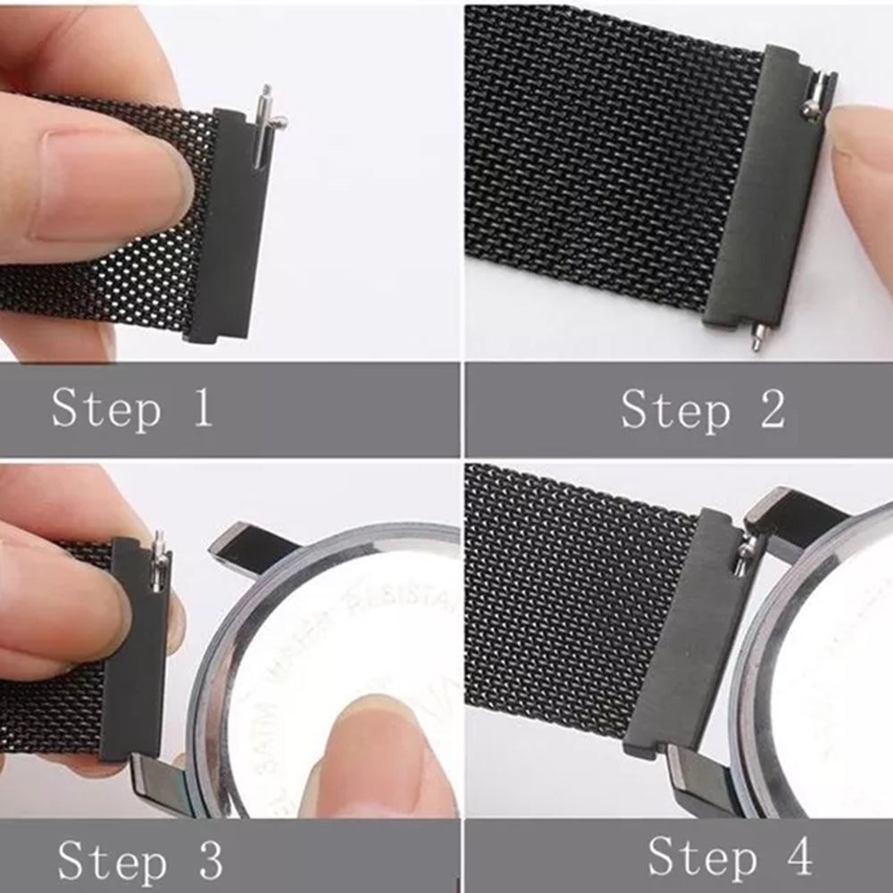 Bracelet Techsuit W009 pour Samsung Galaxy Watch / Huawei Watch Series, 20mm, Bleu