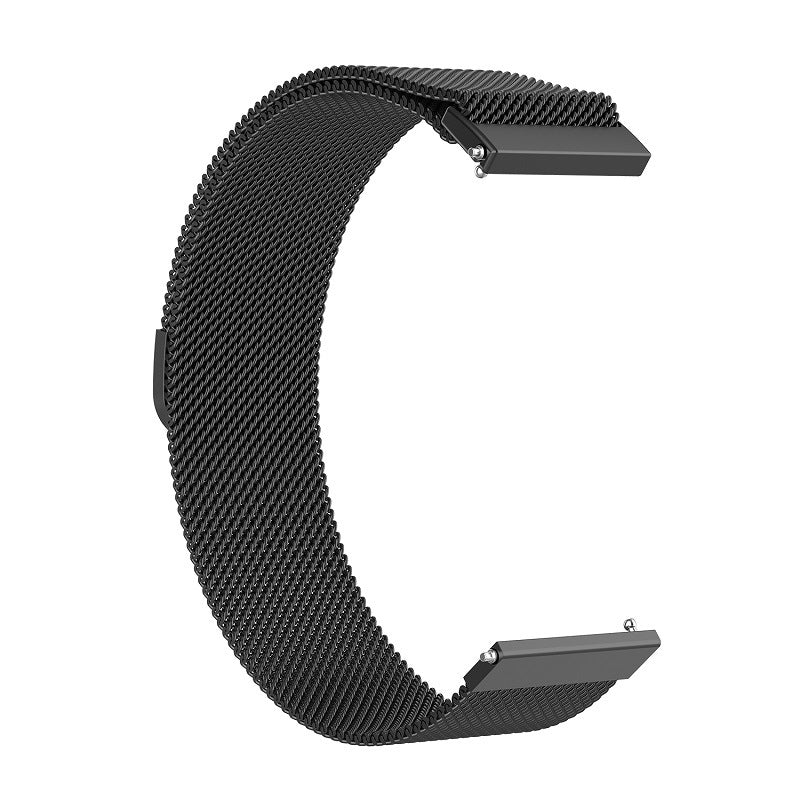 Bracelet Techsuit W009 pour Samsung Galaxy Watch / Huawei Watch Series, 20mm, Noir