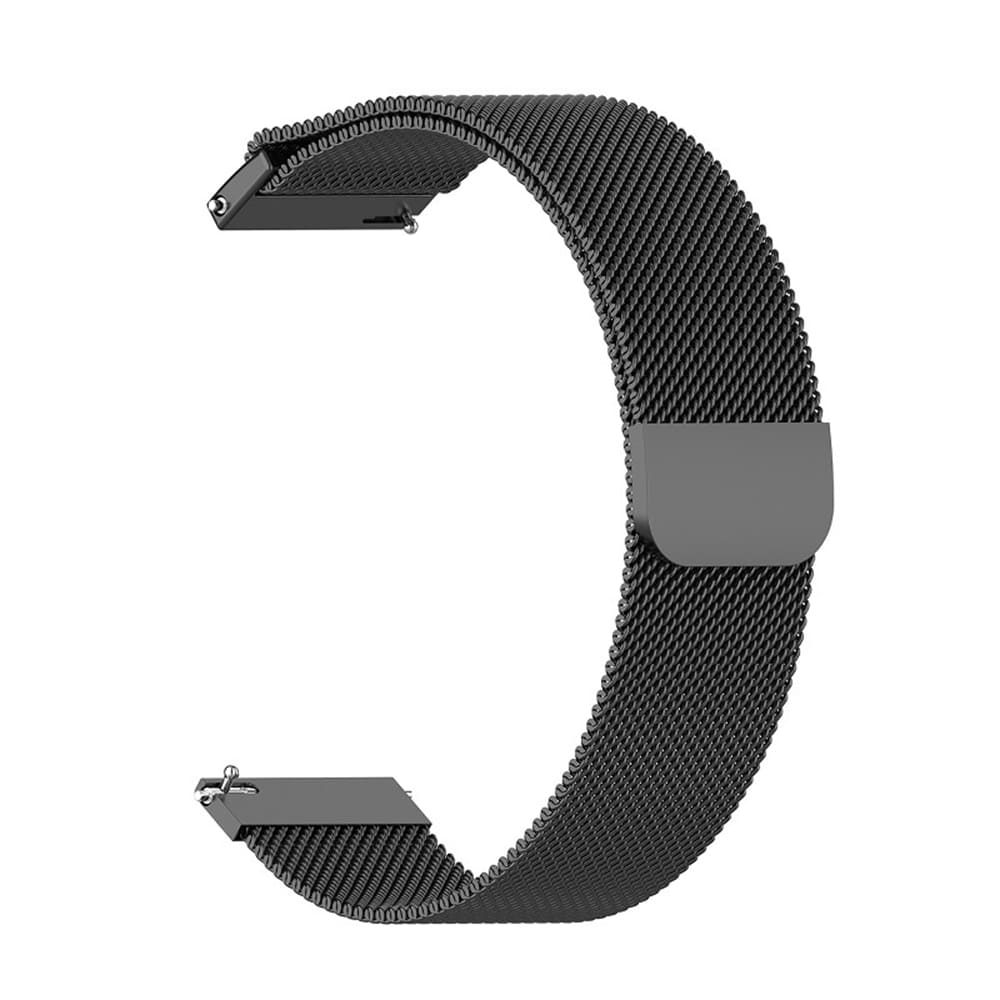 Bracelet Techsuit W009 pour Samsung Galaxy Watch / Huawei Watch Series, 22mm, Noir