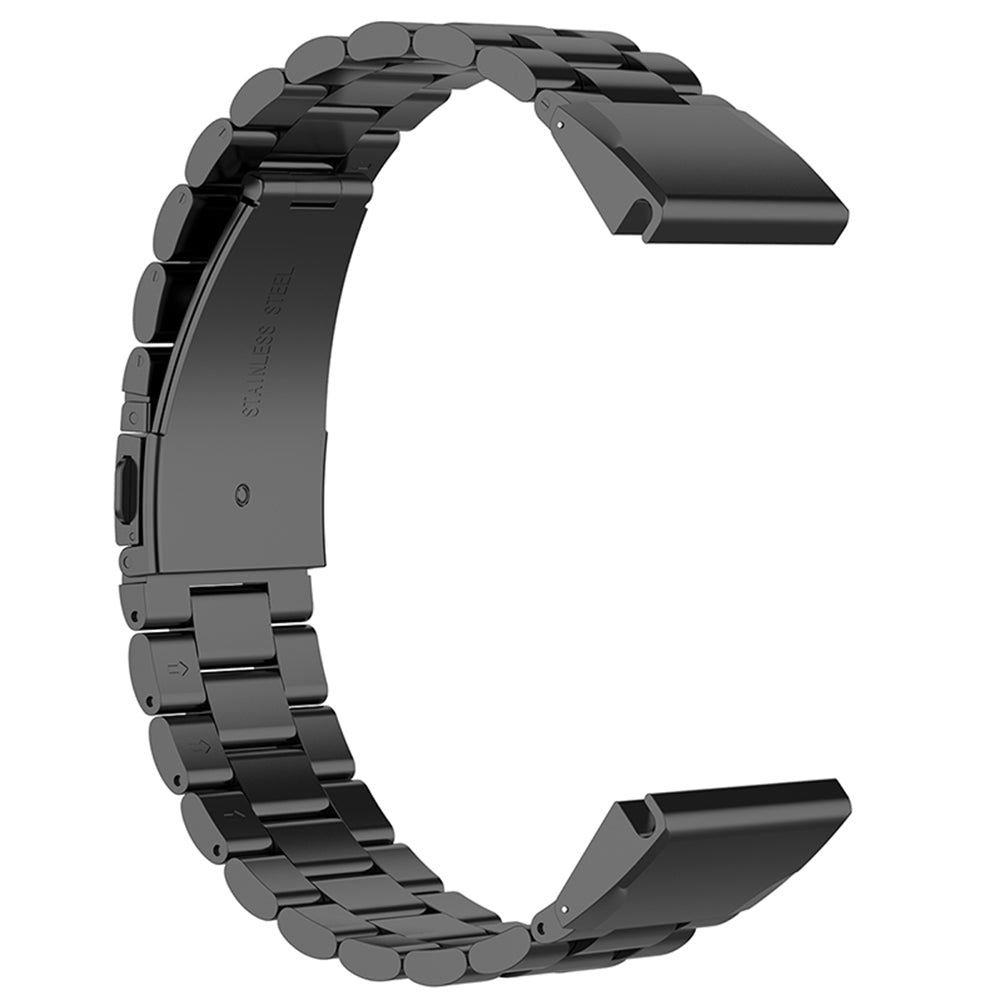Bracelet Techsuit W010 pour Garmin Instinct / Approach / Fenix Watch Series, 20mm, Noir