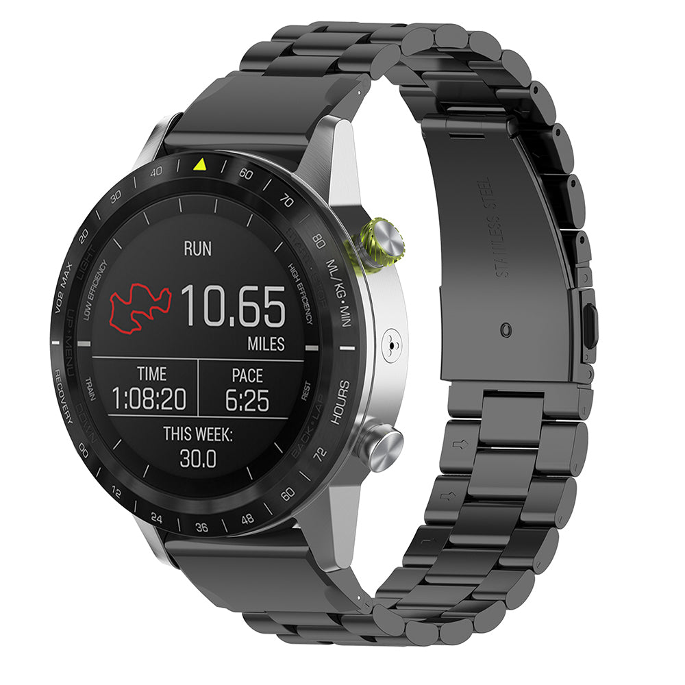 Bracelet Techsuit W010 pour Garmin Watch Fenix Series, 26mm, Noir
