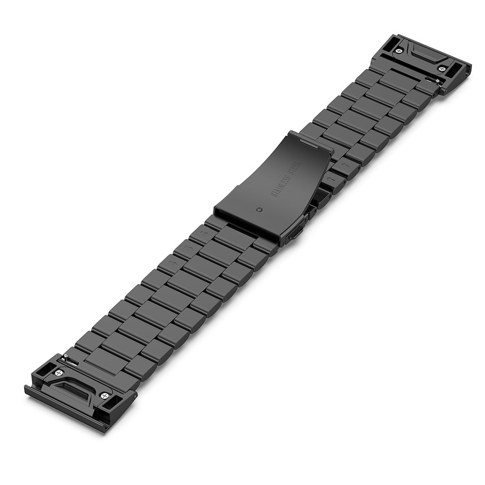 Bracelet Techsuit W010 pour Garmin Watch Fenix Series, 26mm, Noir
