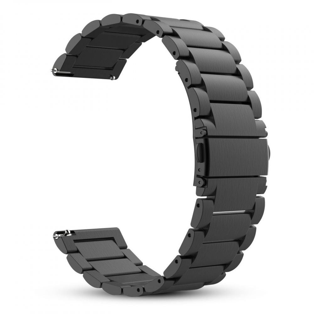 Bracelet Techsuit W010 pour Huawei Watch / Garmin Watch Series, 18mm, Noir
