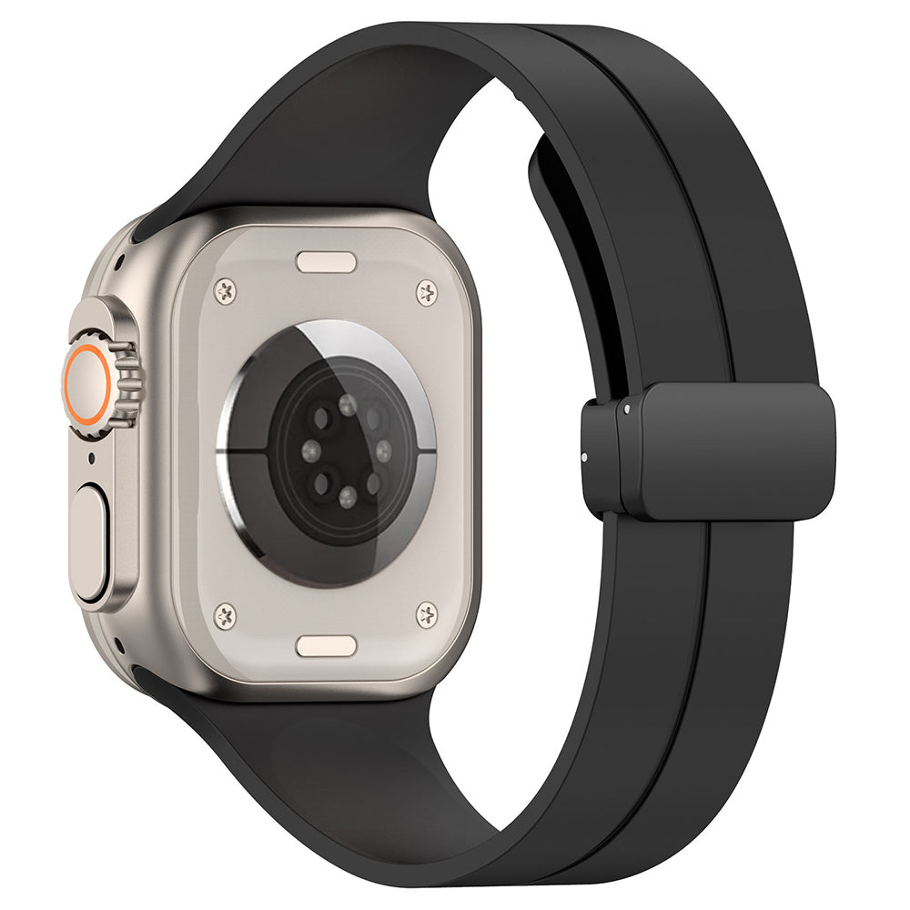 Bracelet Techsuit W011 pour Apple Watch 49mm / 46mm / 45mm / 44mm / 42mm Series, Noir