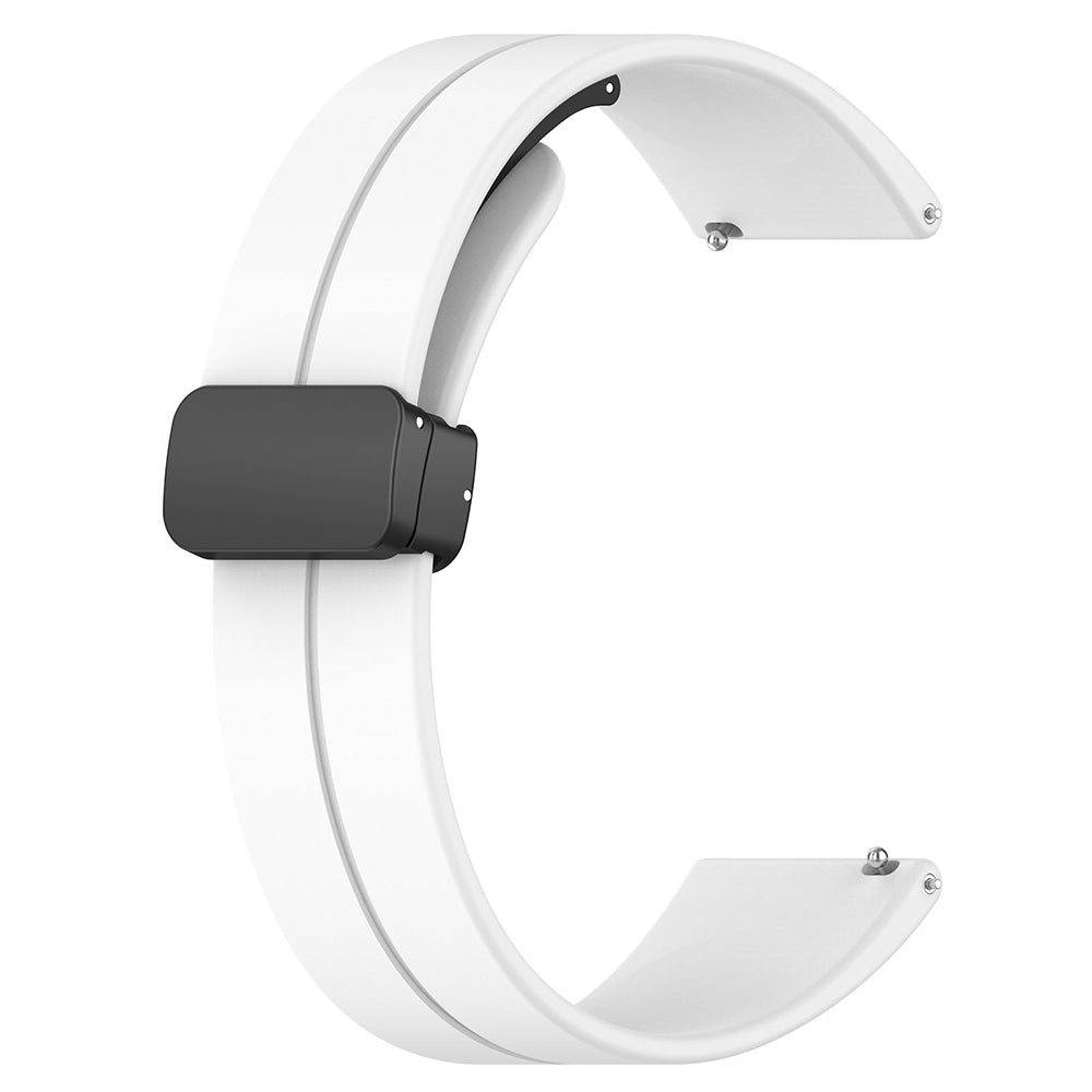 Bracelet Techsuit W011 pour Huawei Watch / Garmin Watch Series, 18mm, Blanc