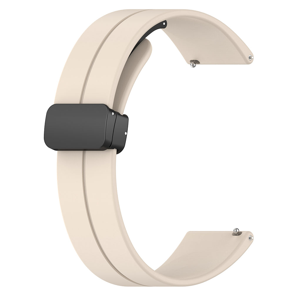Bracelet Techsuit W011 pour Huawei Watch / Garmin Watch Series, 18mm, Beige