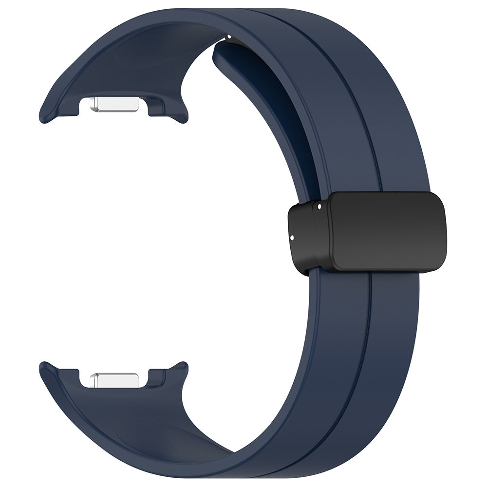 Bracelet Techsuit W011 pour Samsung Galaxy Watch 8 Classic / Watch8 44mm / Watch 8 40mm, Bleu Marine