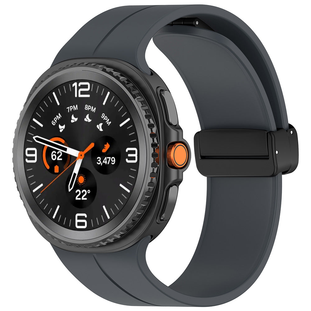 Bracelet Techsuit W011 pour Samsung Galaxy Watch 8 Classic / Watch8 44mm / Watch 8 40mm, Gris