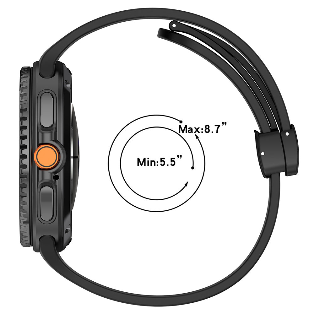 Techsuit W011 Strap for Samsung Galaxy Watch8 / Watch8 Classic Series, Orange