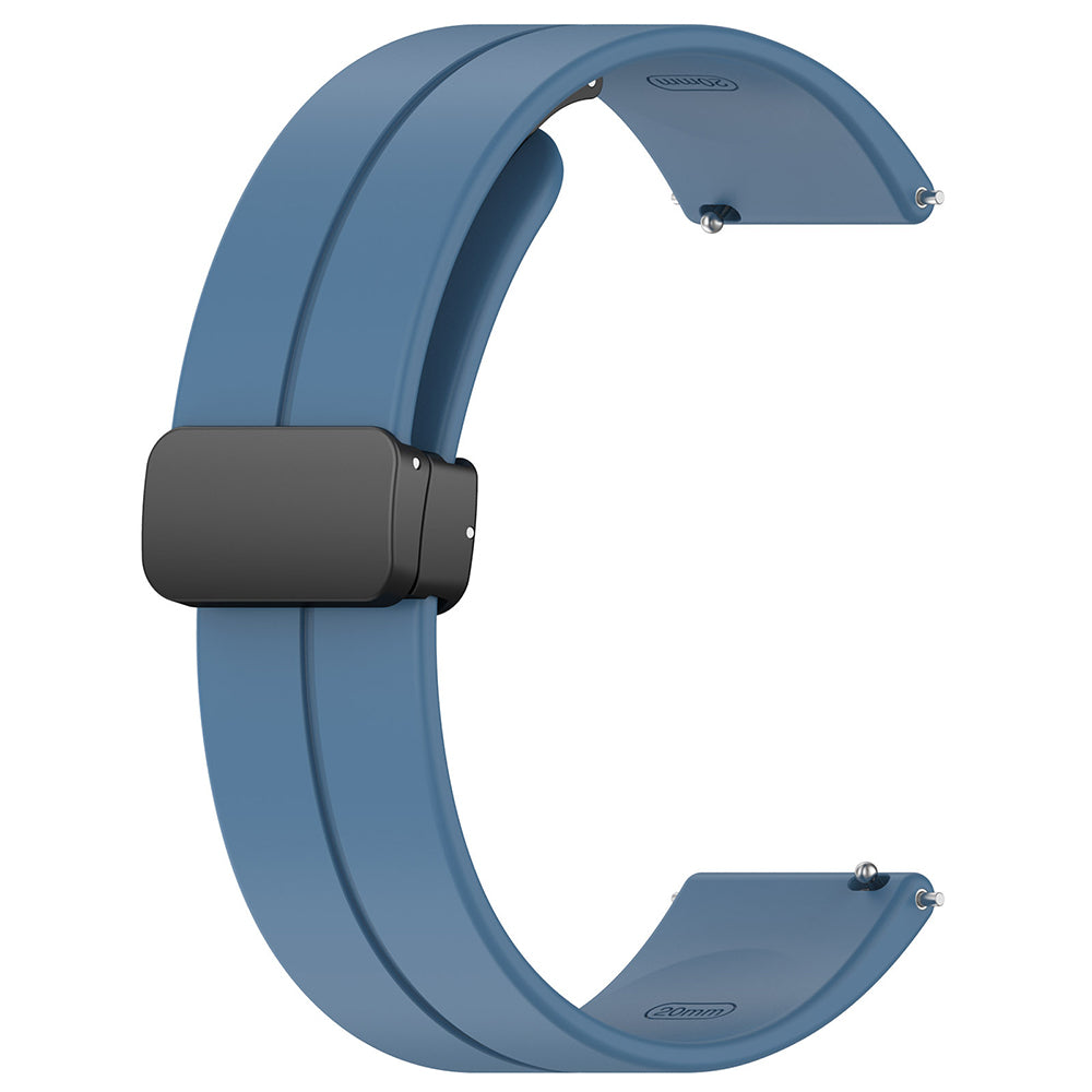 Bracelet Techsuit W011 pour Samsung Galaxy Watch / Huawei Watch Series, 20mm, Bleu