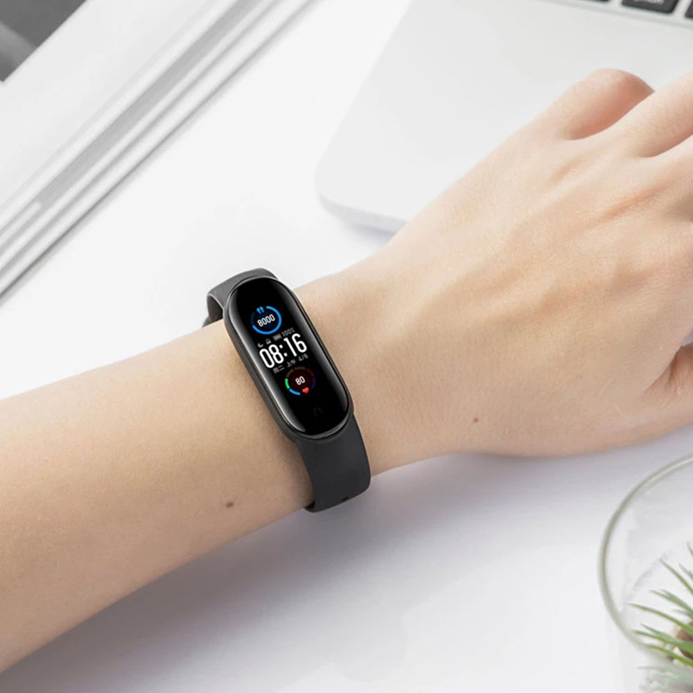 Bracelet Techsuit W013 pour Xiaomi Band / Amazfit Band Series, Noir