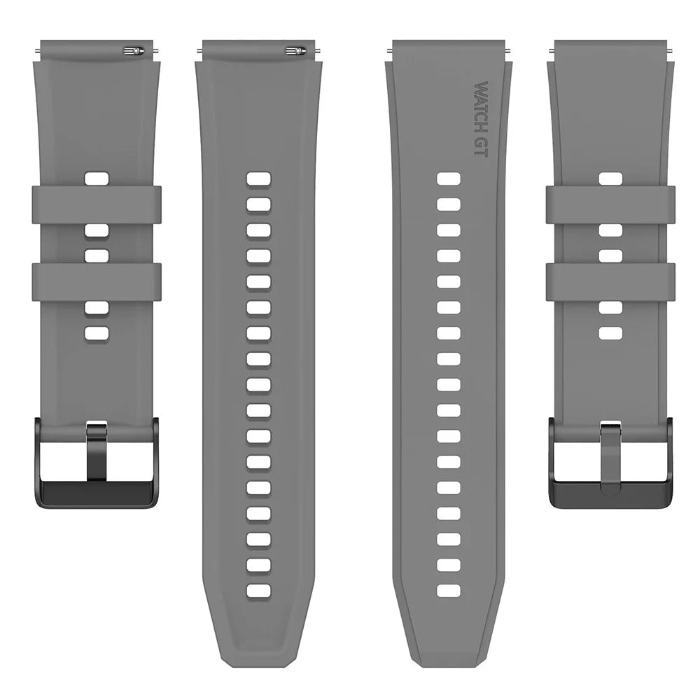 Bracelet Techsuit W026 pour Huawei Watch / Xiaomi Watch Series, 22mm, Gris