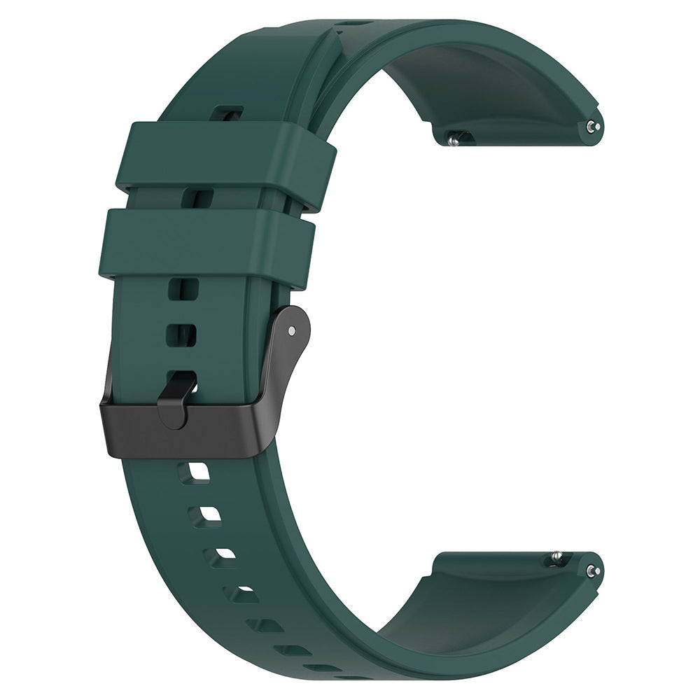 Bracelet Techsuit W026 pour Huawei Watch / Xiaomi Watch Series, 22mm, Vert Foncé