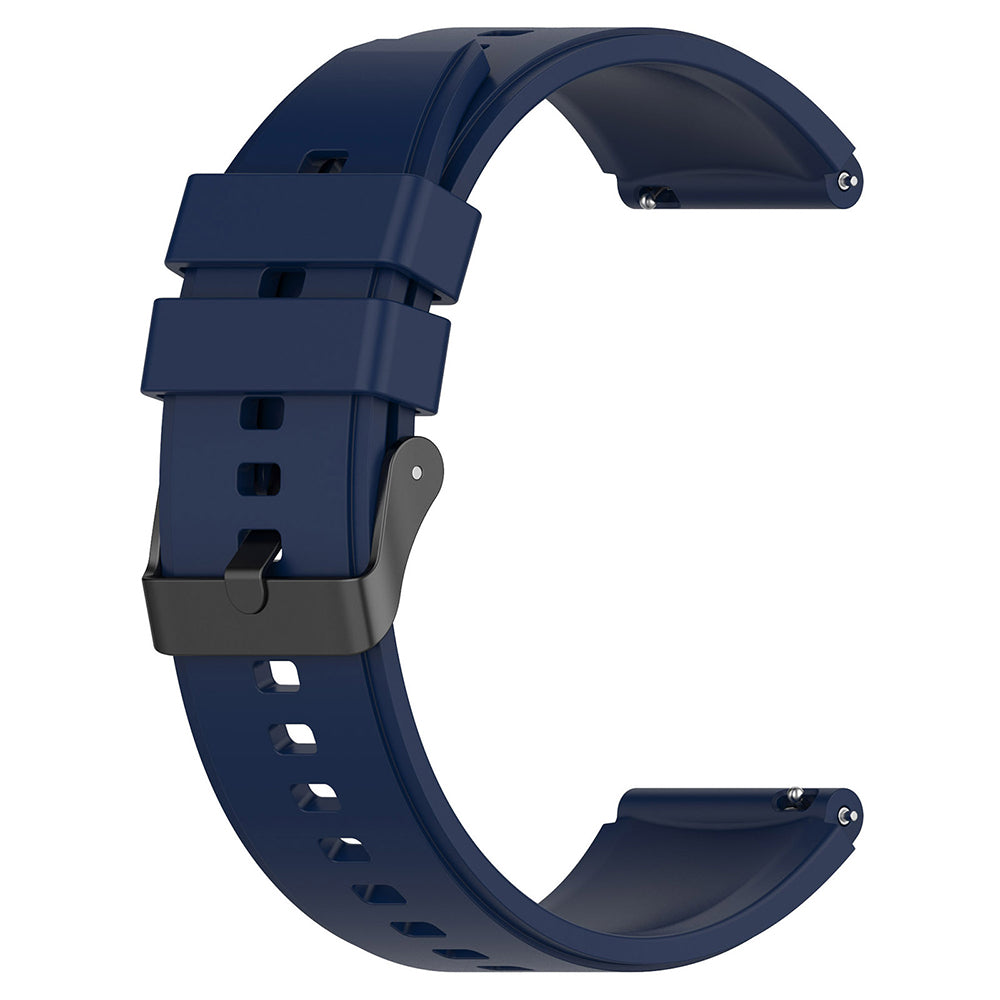 Bracelet Techsuit W026 pour Samsung Galaxy Watch / Huawei Watch Series, 20mm, Bleu Foncé
