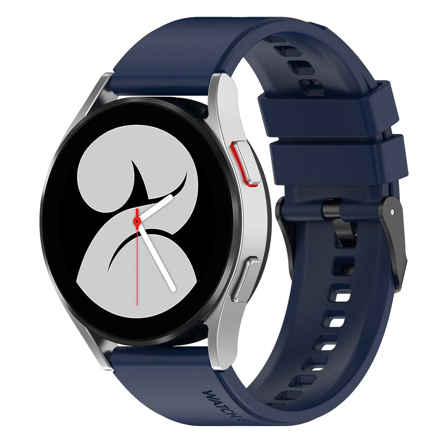 Bracelet Techsuit W026 pour Samsung Galaxy Watch / Huawei Watch Series, 20mm, Bleu Foncé
