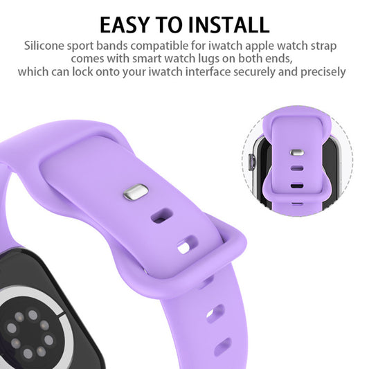 Bracelet Techsuit W031 pour Apple Watch 42mm / 41mm / 40mm / 38mm Series, Violet