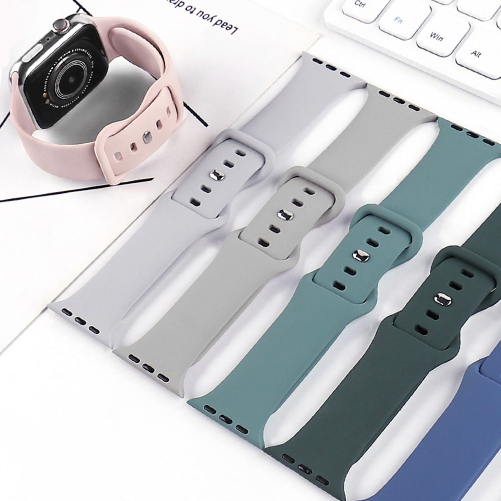Bracelet Techsuit W031 pour Apple Watch 49mm / 46mm / 45mm / 44mm / 42mm Series, Gris