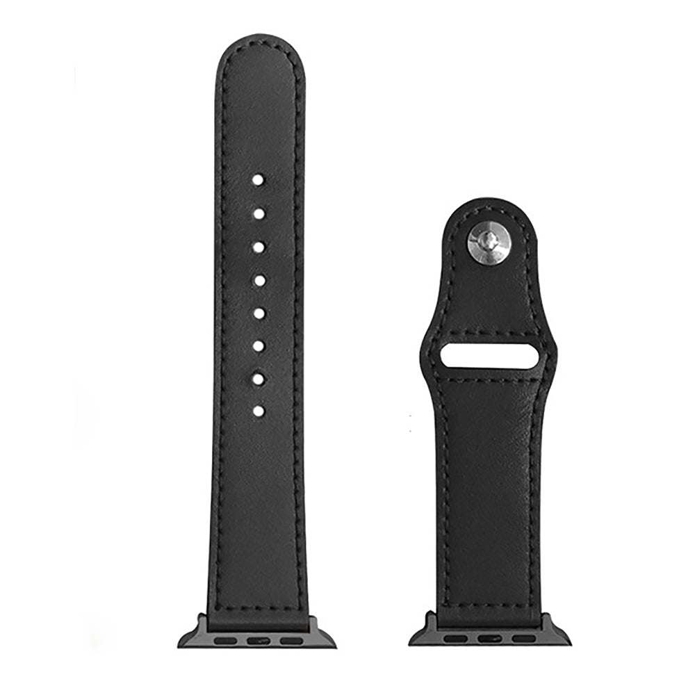 Bracelet Techsuit W033 pour Apple Watch 49mm / 46mm / 45mm / 44mm / 42mm Series, Noir
