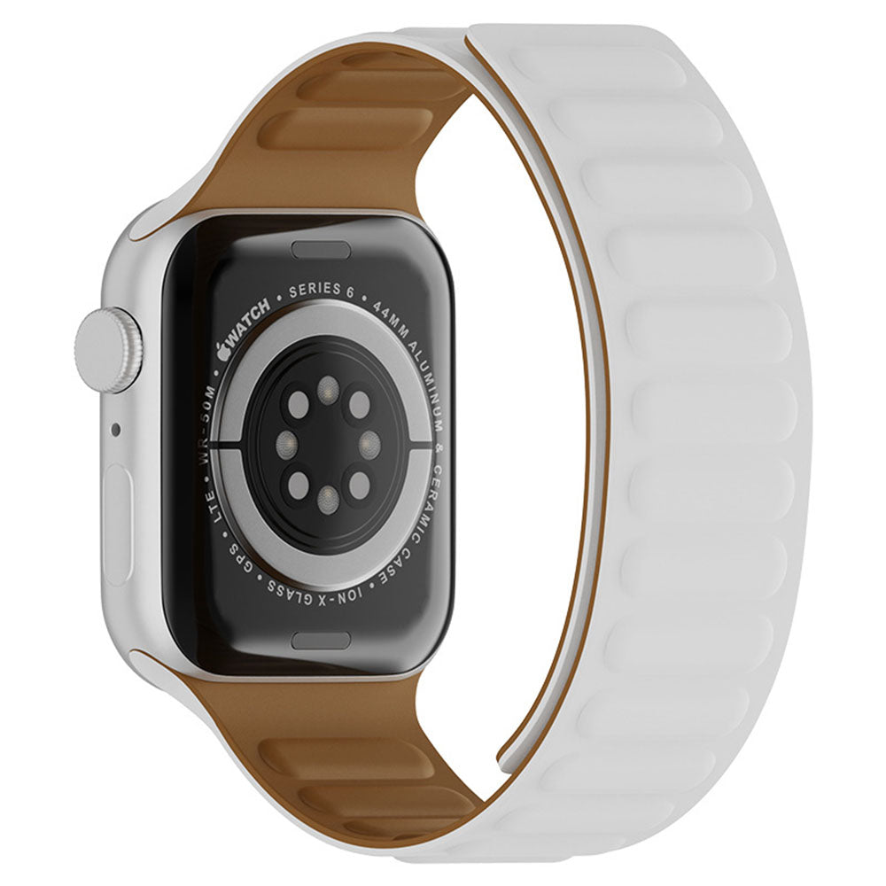 Bracelet Techsuit W035 pour Apple Watch 49mm / 46mm / 45mm / 44mm / 42mm Series, Blanc