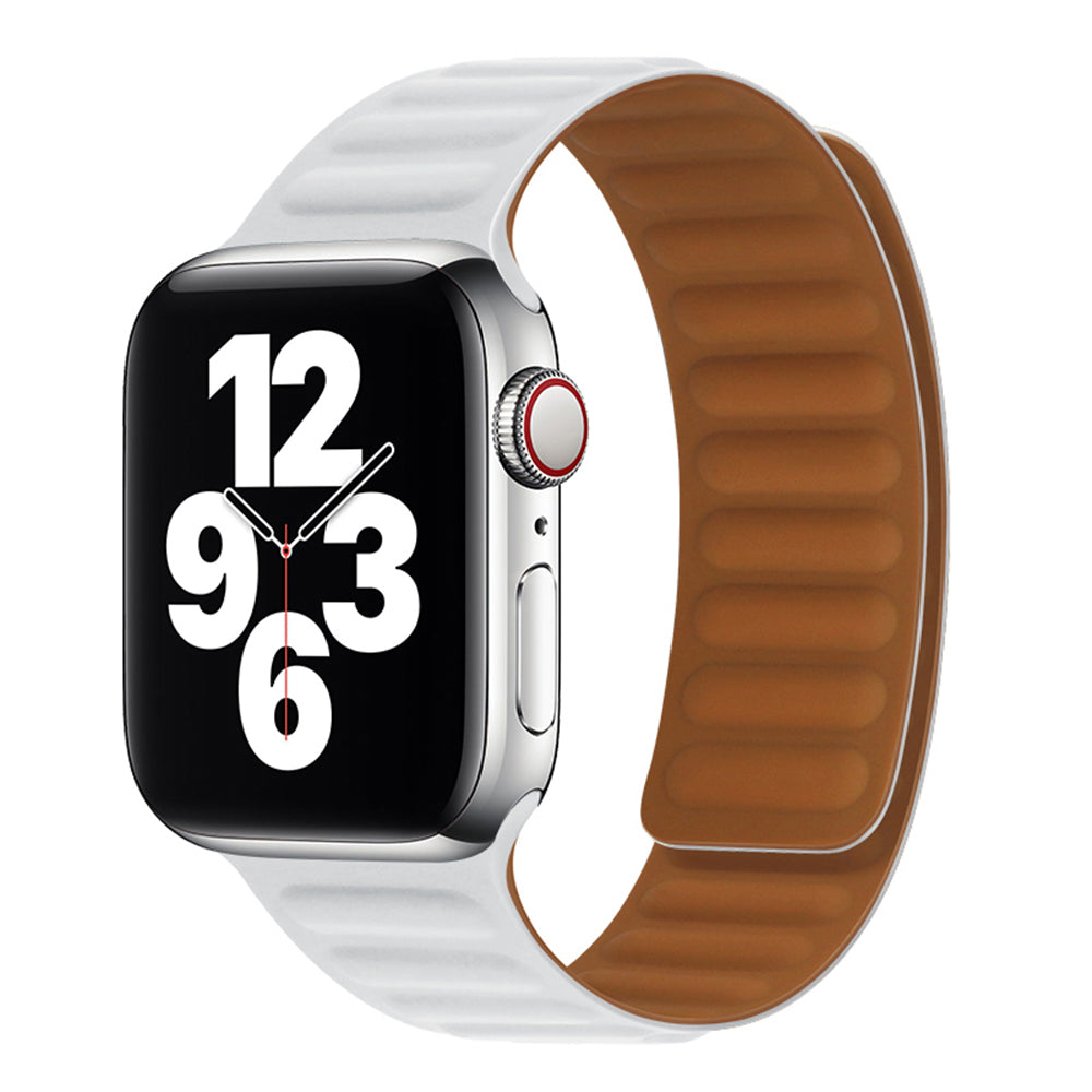 Bracelet Techsuit W035 pour Apple Watch 49mm / 46mm / 45mm / 44mm / 42mm Series, Blanc