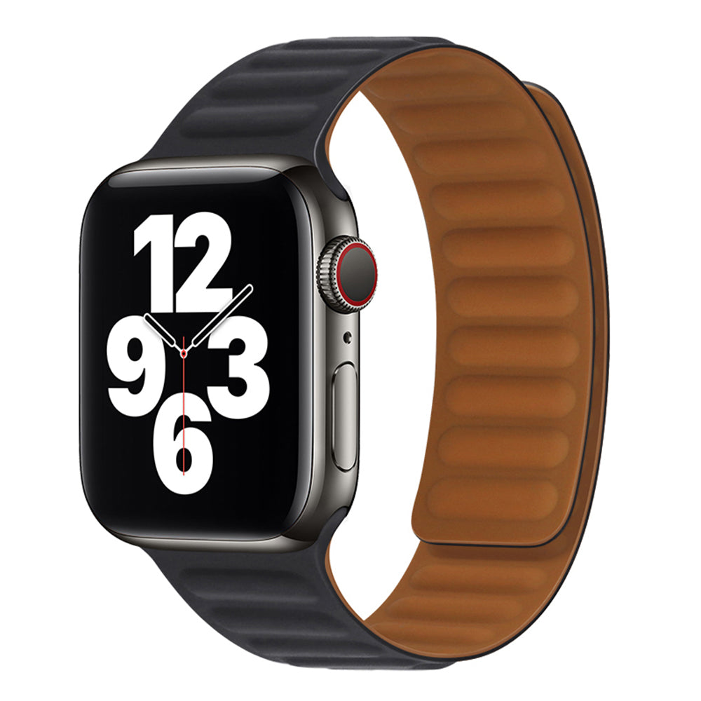 Bracelet Techsuit W035 pour Apple Watch 49mm / 46mm / 45mm / 44mm / 42mm Series, Noir