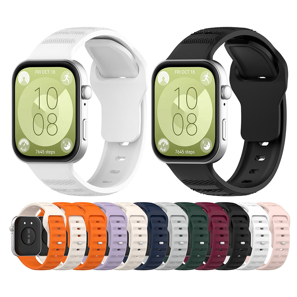 Bracelet Techsuit W050 pour Huawei Watch Fit 5 Pro / Fit 5 / Fit 4 Pro / Fit 4 / Fit 3, Noir
