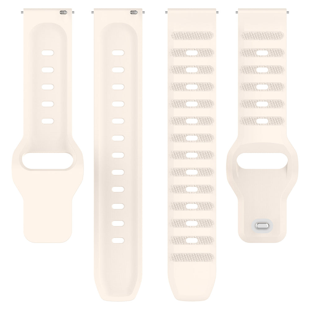 Techsuit W050 Strap for Samsung Galaxy Watch / Huawei Watch Series, 20mm, Beige