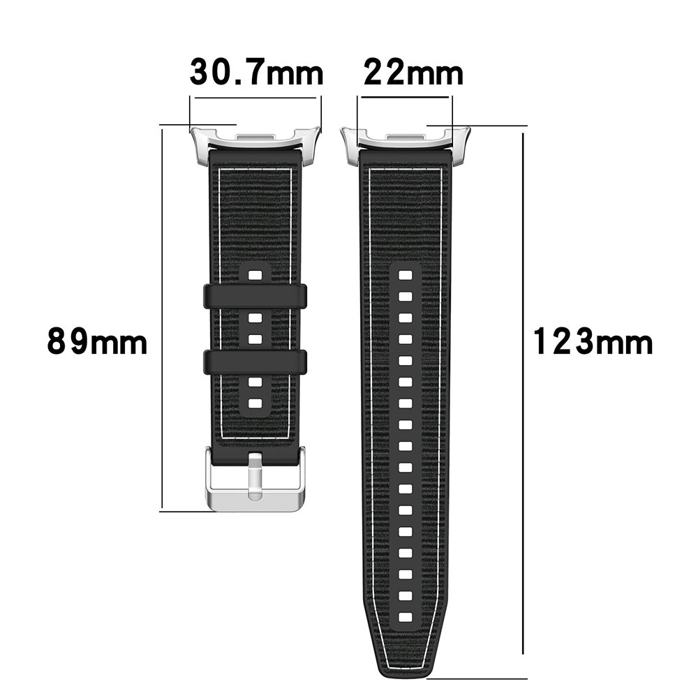 Bracelet Techsuit W051 pour Samsung Galaxy Watch8 / Watch8 Classic Series, Noir