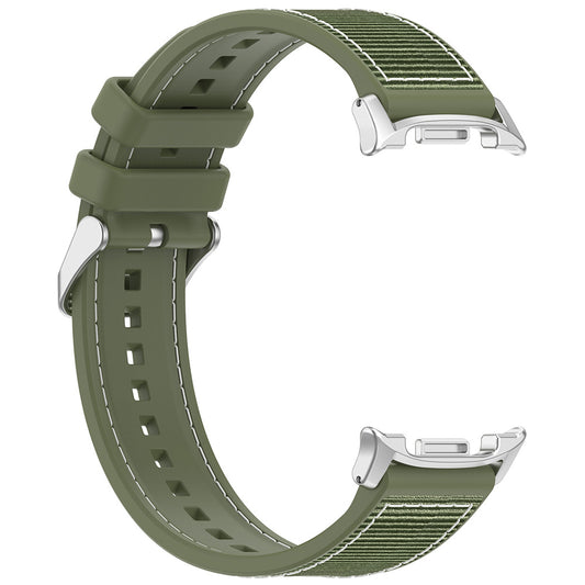 Bracelet Techsuit W051 pour Samsung Galaxy Watch 8 Classic / Watch8 44mm / Watch 8 40mm, Vert