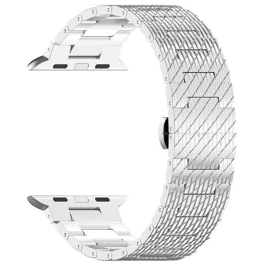 Bracelet Techsuit W052 pour Apple Watch 42mm / 41mm / 40mm / 38mm Series, Argenté