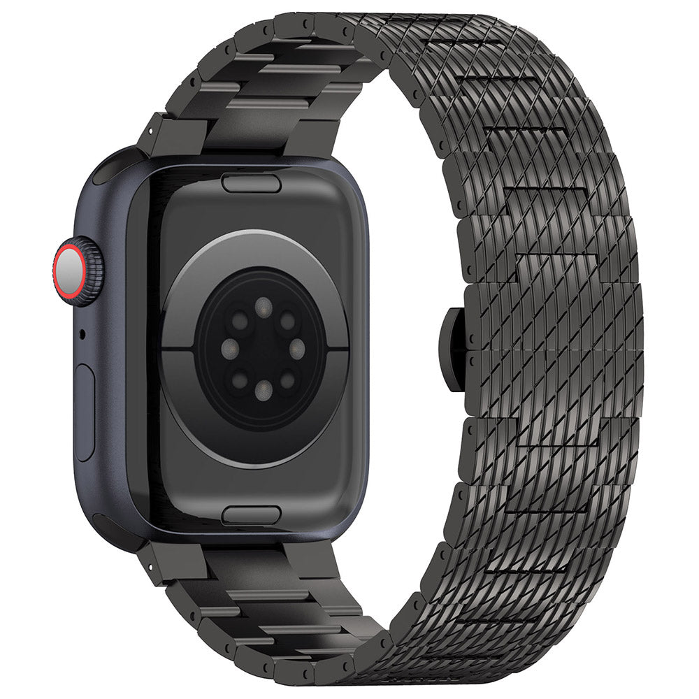 Bracelet Techsuit W052 pour Apple Watch 42mm / 41mm / 40mm / 38mm Series, Noir