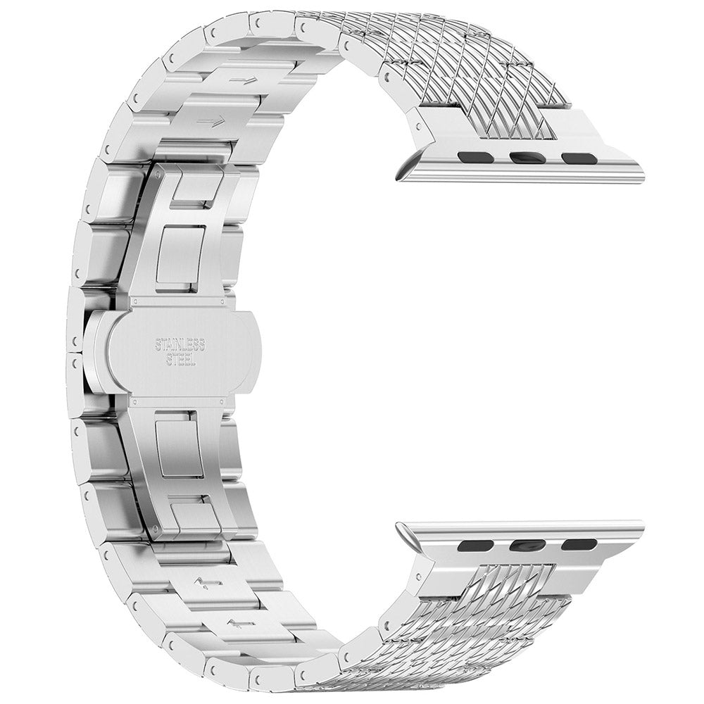 Bracelet Techsuit W052 pour Apple Watch 49mm / 46mm / 45mm / 44mm / 42mm Series, Argenté