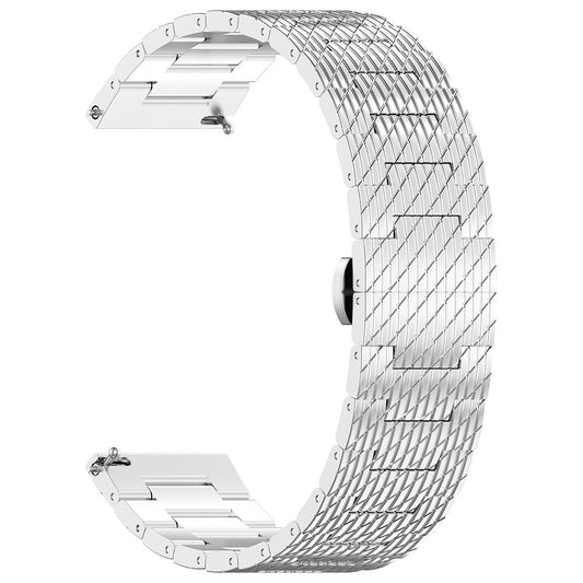 Bracelet Techsuit W052 pour Samsung Galaxy Watch / Huawei Watch Series, 20mm, Argenté