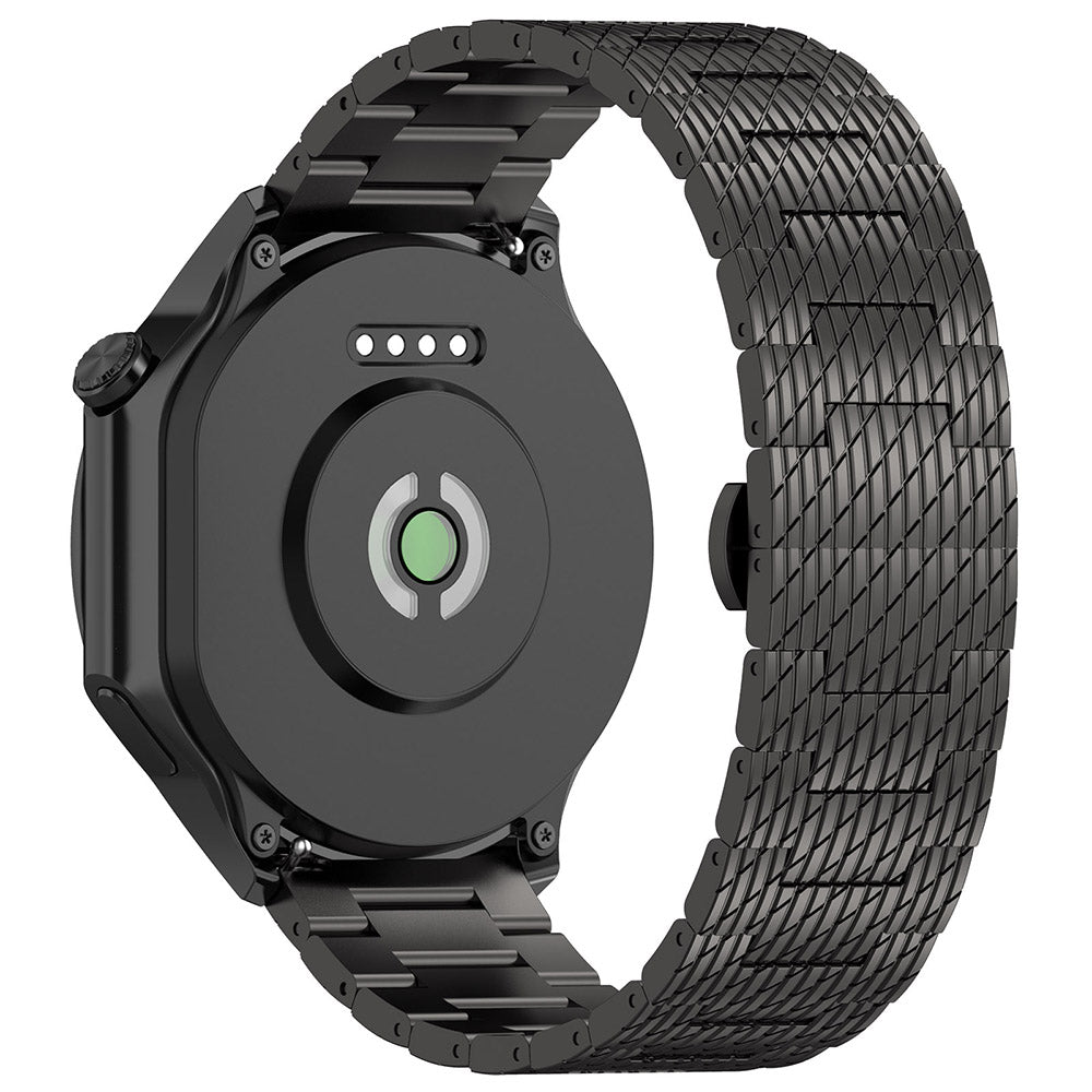 Bracelet Techsuit W052 pour Samsung Galaxy Watch / Huawei Watch Series, 20mm, Noir