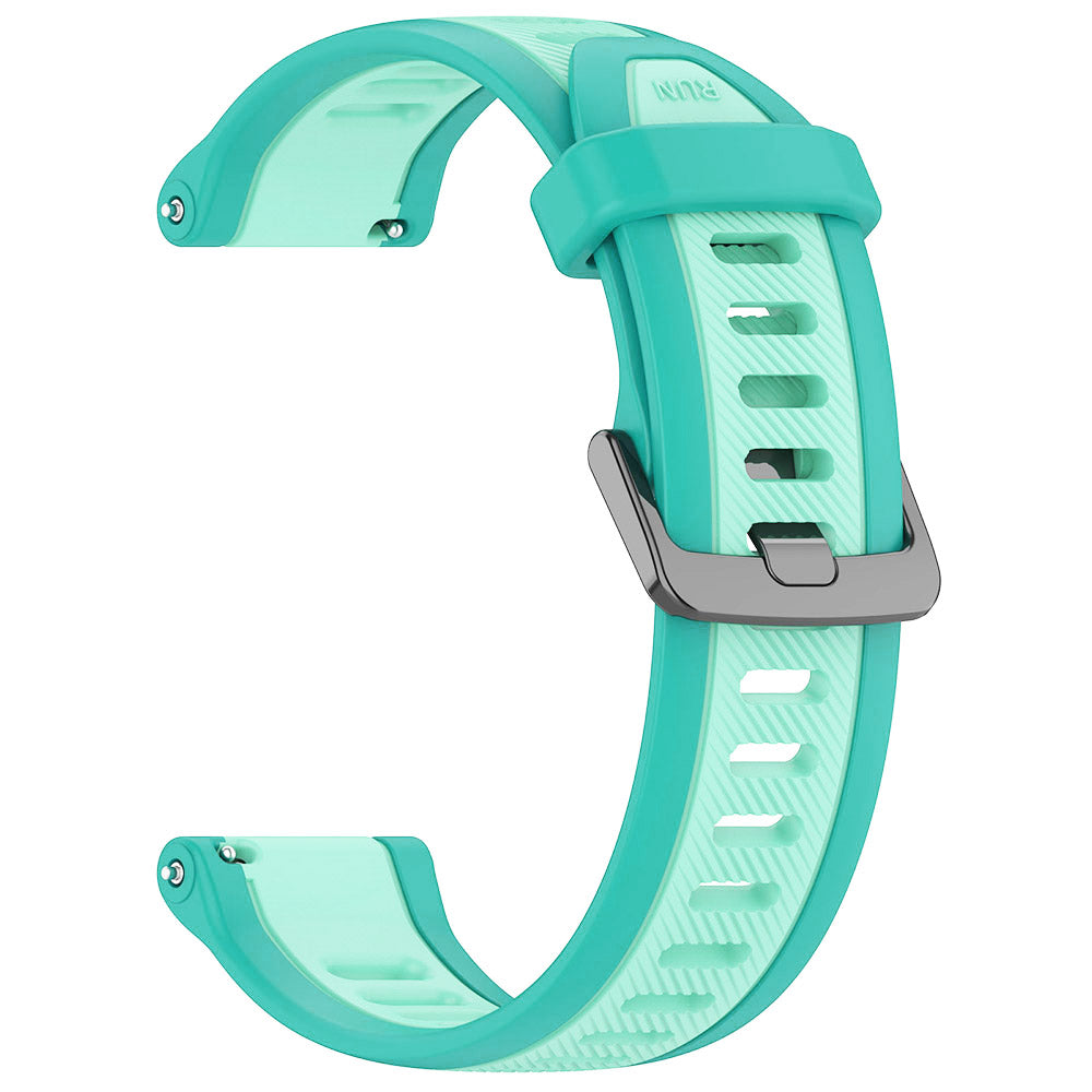 Bracelet Techsuit W053 pour Huawei Watch / Garmin Watch Series, 18mm, Turquoise
