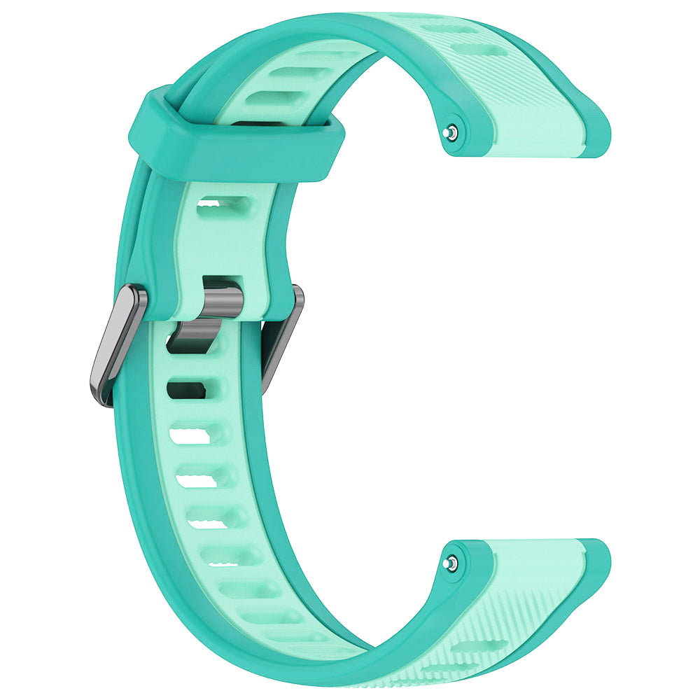 Bracelet Techsuit W053 pour Huawei Watch / Garmin Watch Series, 18mm, Turquoise