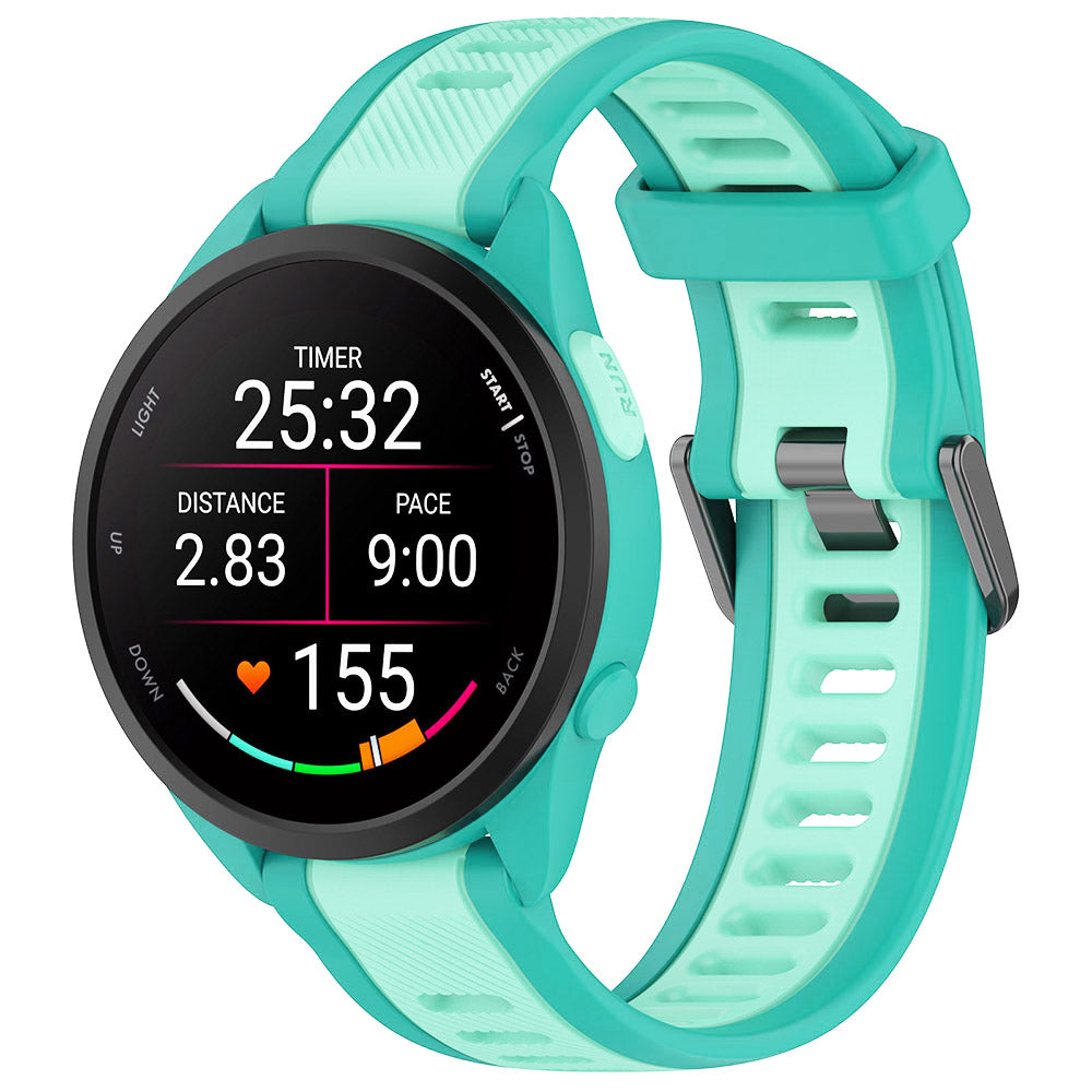 Bracelet Techsuit W053 pour Huawei Watch / Garmin Watch Series, 18mm, Turquoise