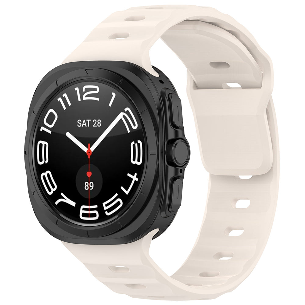 Bracelet Techsuit W055 pour Samsung Galaxy Watch Ultra, Beige
