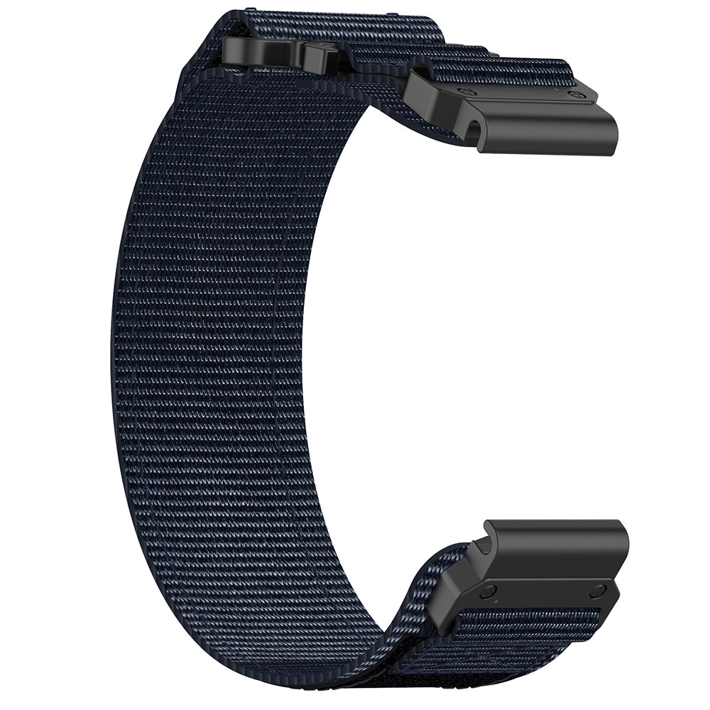 Bracelet Techsuit W057 pour Garmin Watch Fenix / Forerunner Series, 22mm, Bleu Marine