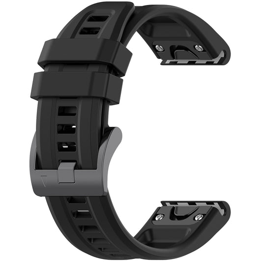 Bracelet Techsuit W060 pour Garmin Instinct / Approach / Fenix Watch Series, 20mm, Noir