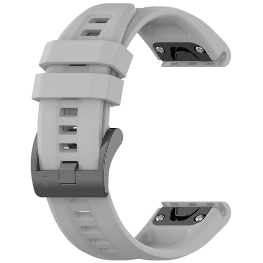 Bracelet Techsuit W060 pour Garmin Watch Fenix / Forerunner Series, 22mm, Gris