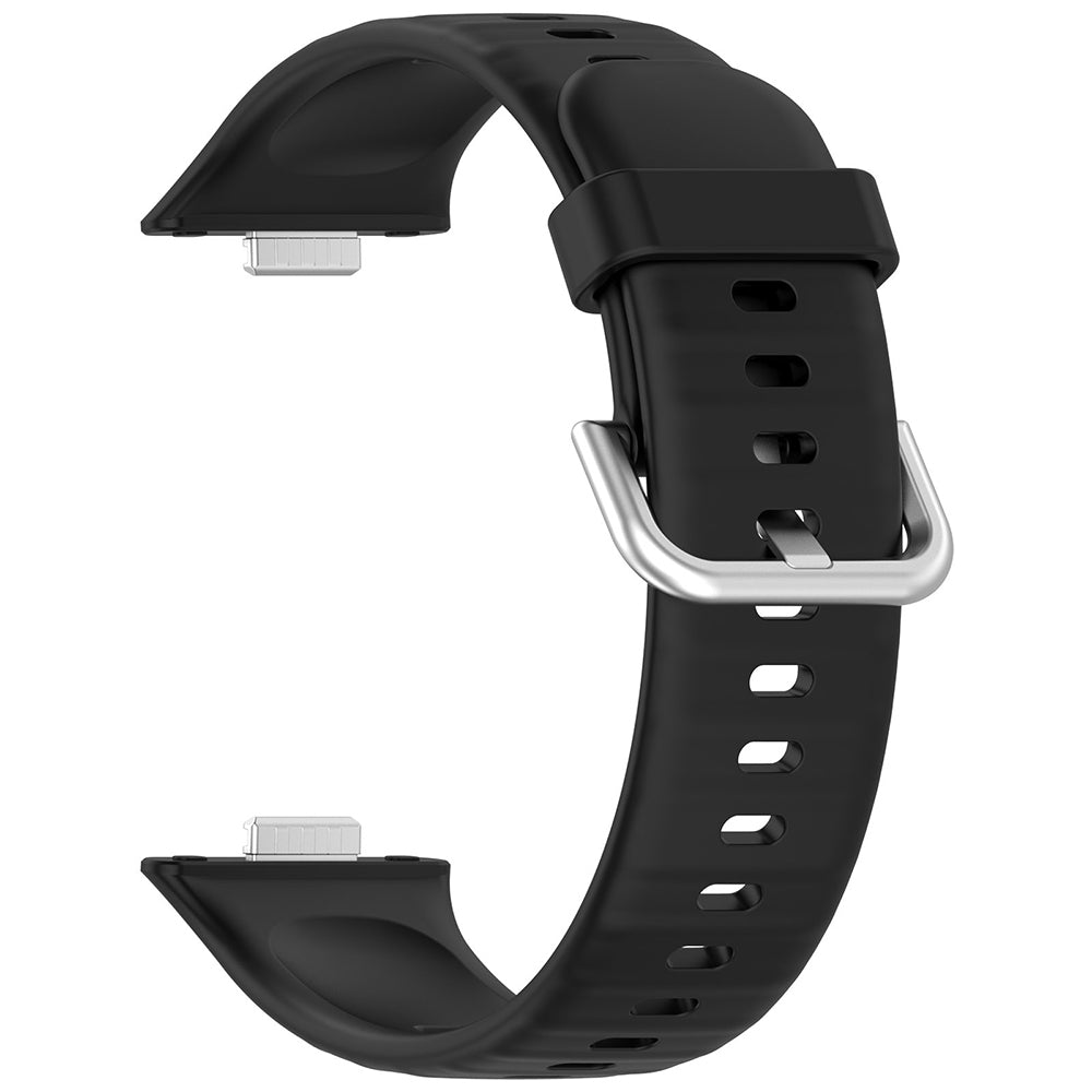 Bracelet Techsuit W061 pour Huawei Watch Fit 4 Pro / Fit 4 / Fit 3, Noir