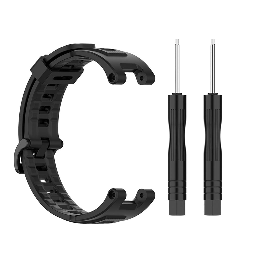 Bracelet Techsuit W067 pour Amazfit T-Rex Pro / T-Rex, Noir