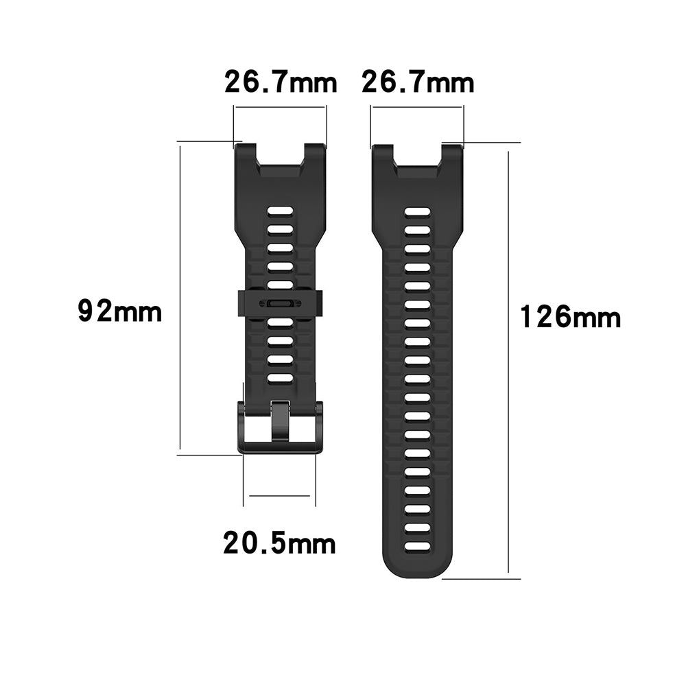 Bracelet Techsuit W067 pour Amazfit T-Rex Pro / T-Rex, Vert Foncé